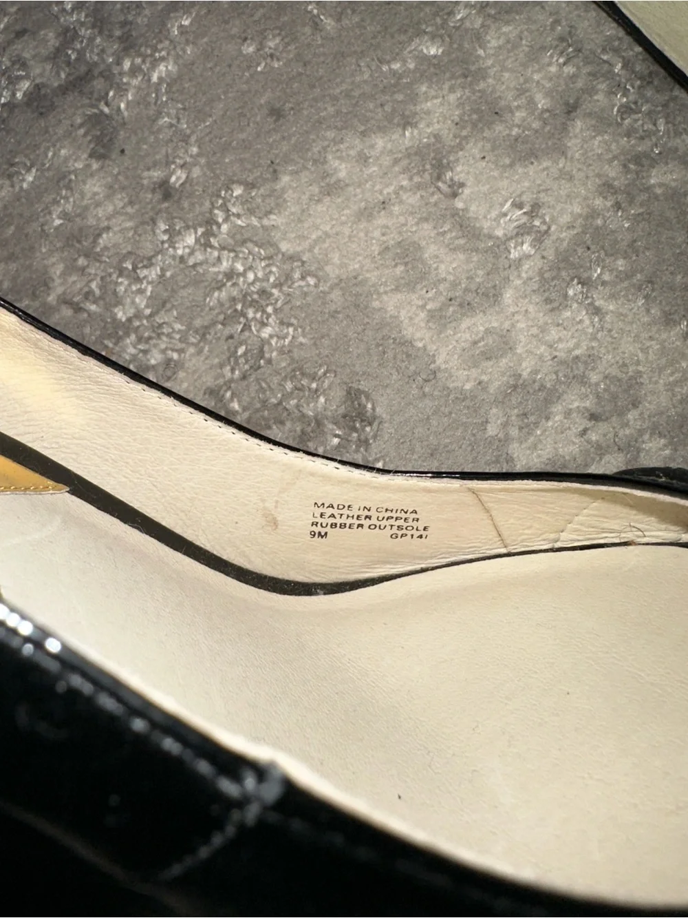 Michael Kors Women’s Black Leather Logo Slip-On Round Toe Wedge Heel Pumps 9M